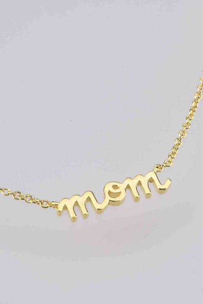 Collier en argent sterling 925 MAMAN