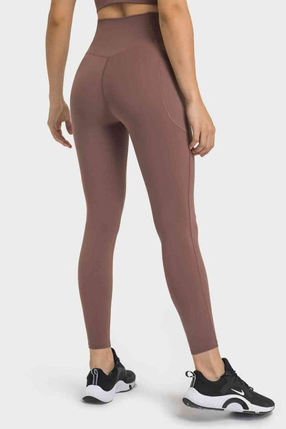 Leggings de yoga taille en V avec poches