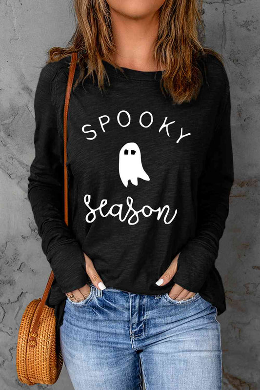 SAISON SPOOKY T-shirt graphique à manches longues