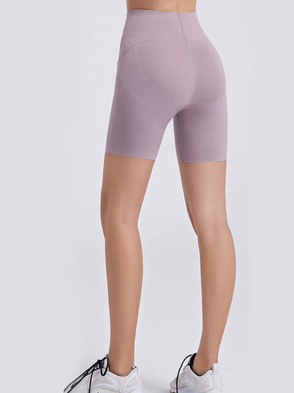 Shorts deportivos con cintura ancha