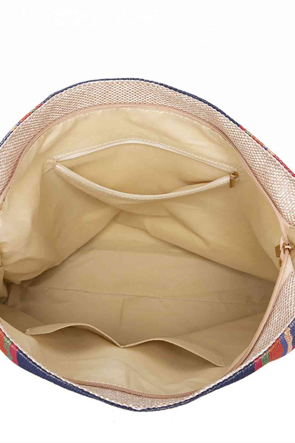 Sac fourre-tout en toile géométrique