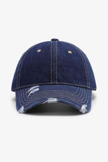 Gorra de béisbol ajustable desgastada