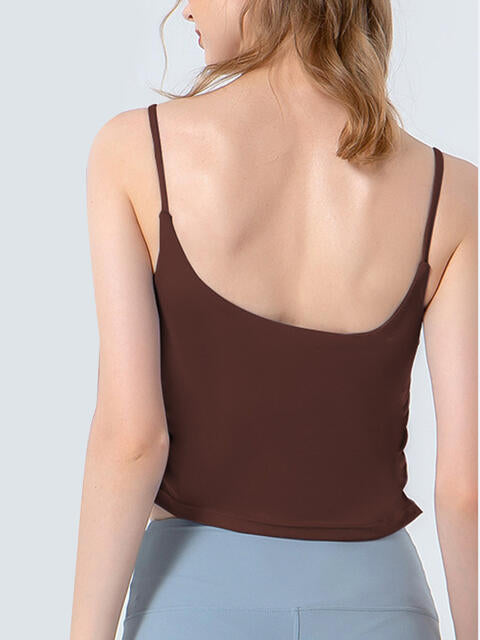 Camisole de sport froncée