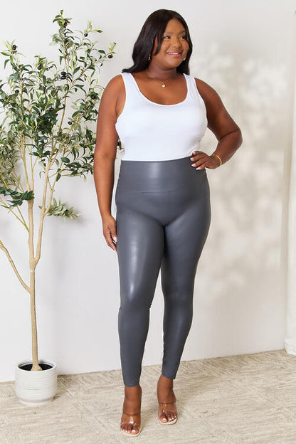 LOVEIT Legging taille haute à large ceinture pleine taille