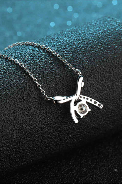 Collier en argent sterling 925 Moissanite