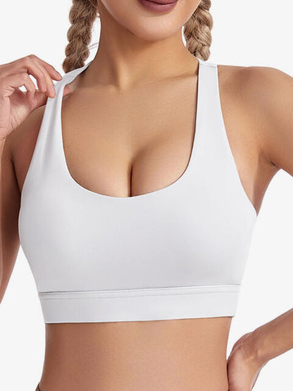 Soutien-gorge de sport à découpes