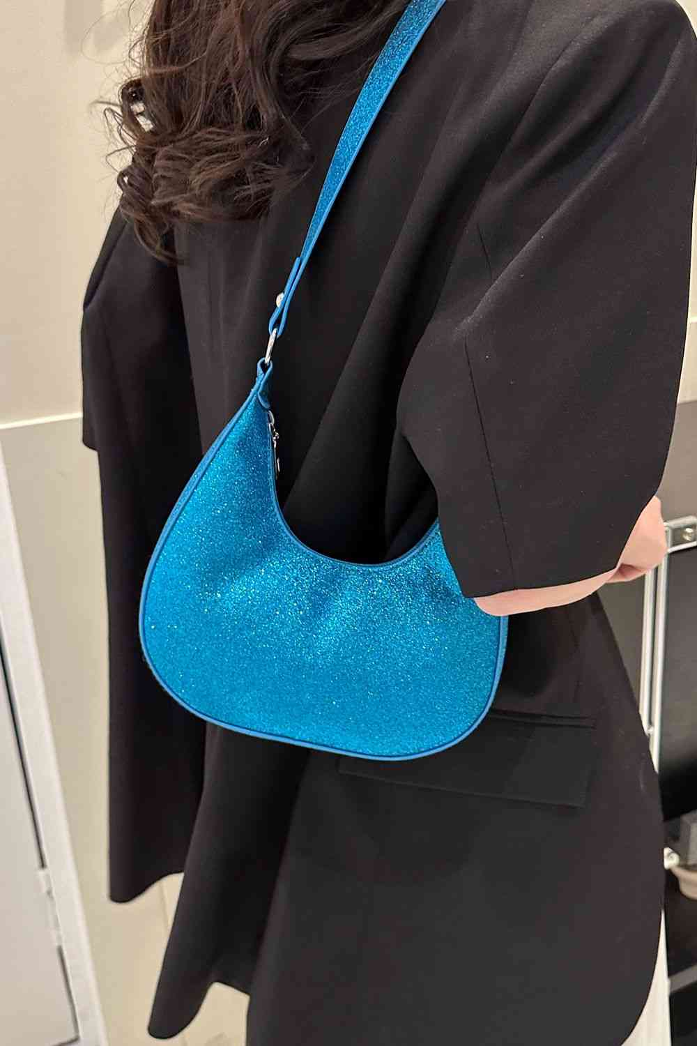 Petit sac à bandoulière pailleté