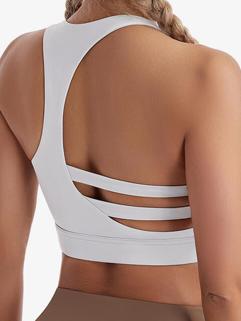 Soutien-gorge de sport à découpes