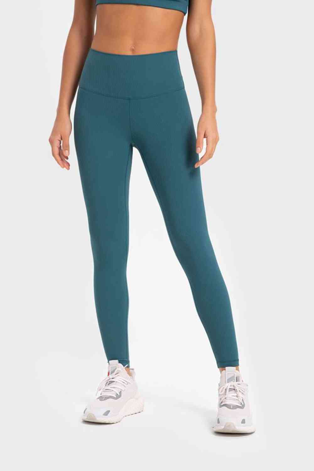 Legging de yoga à large ceinture très extensible