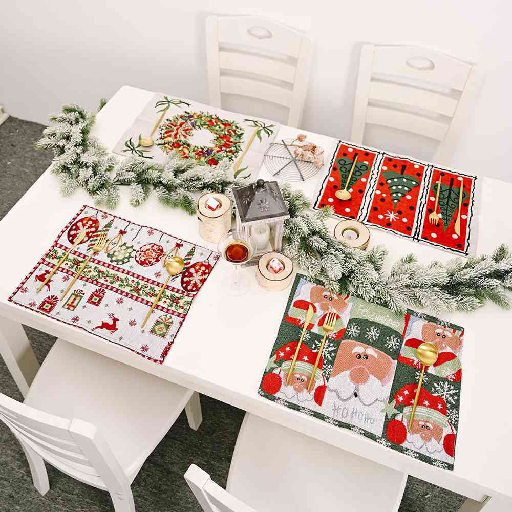 Assortiment de 2 sets de table de Noël