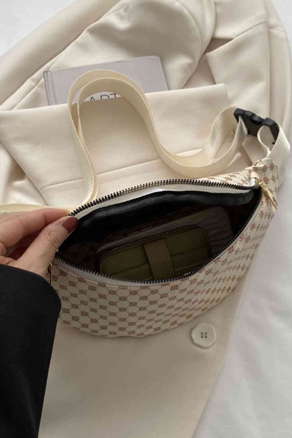 Sac à bandoulière en cuir PU imprimé