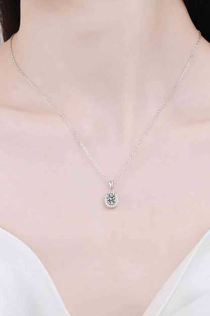 Collier avec pendentif en moissanite Be The One de 1 carat