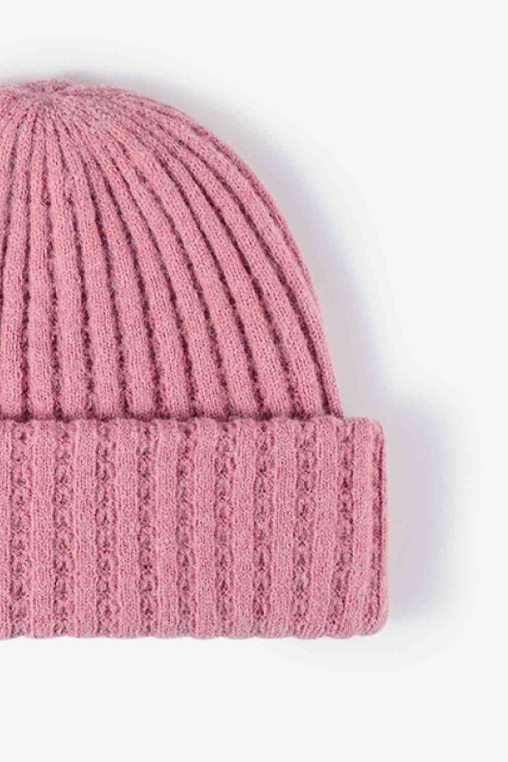 Gorro de canalé ancho