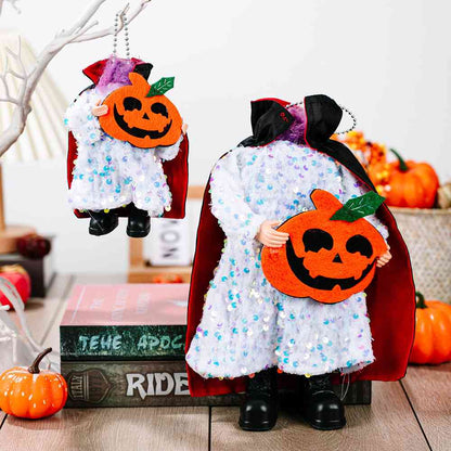 Two-Piece Sequin Halloween Hanging Widgets