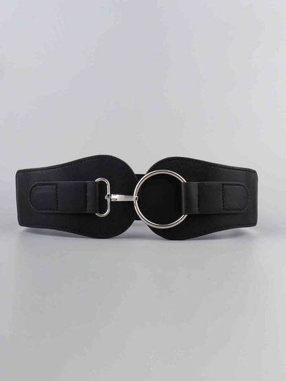 Ceinture large élastique en PU