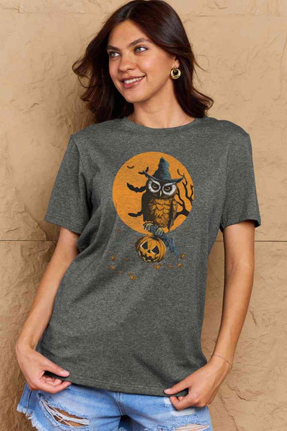 Simply Love Full Size Holloween Theme Graphic Cotton T-Shirt