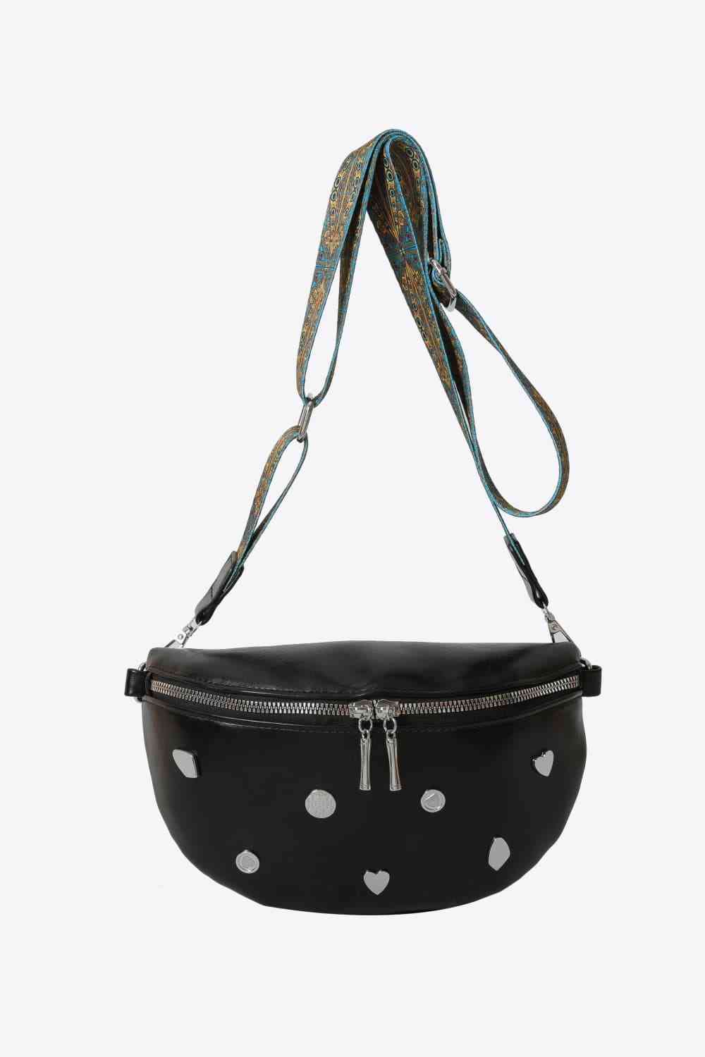 Bolso bandolera de cuero PU