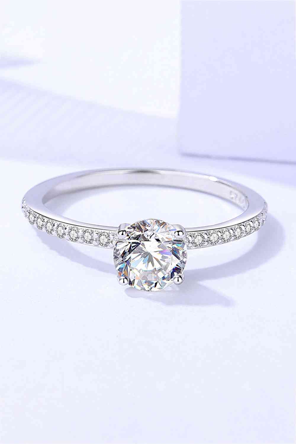 Moissanite 2-Piece 925 Sterling Silver Ring