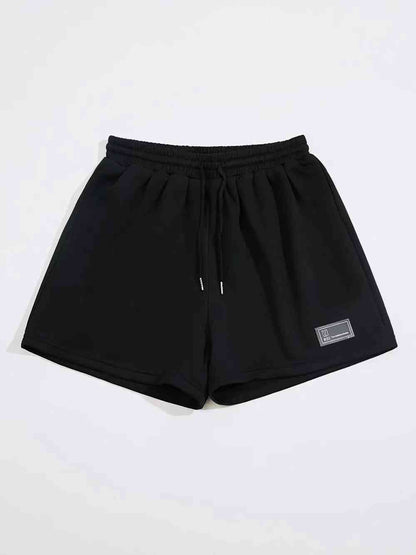 Drawstring Waist Shorts