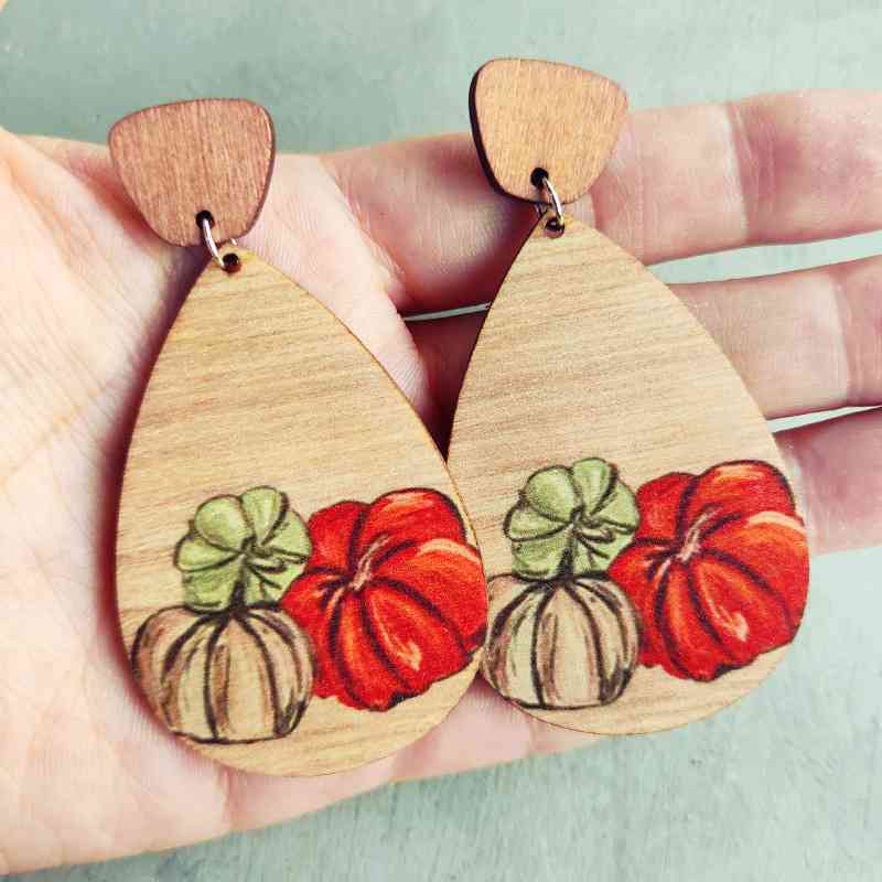 Boucles d'oreilles pendantes de Thanksgiving