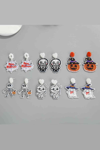 Boucles d'oreilles thème Halloween