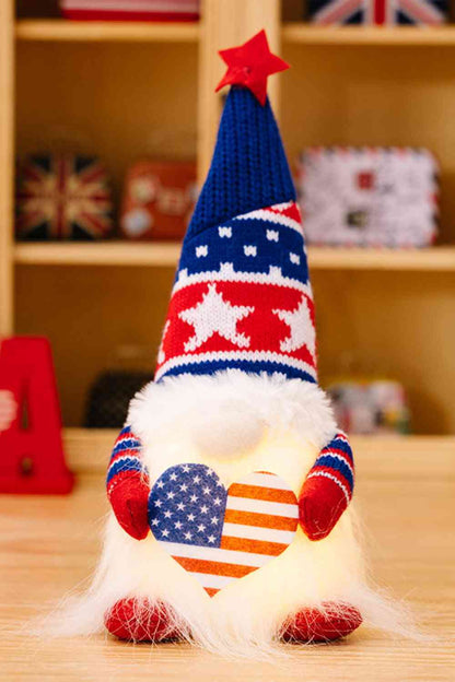 Gnomes décoratifs en tricot pour le Jour de l'Indépendance, 2 pièces