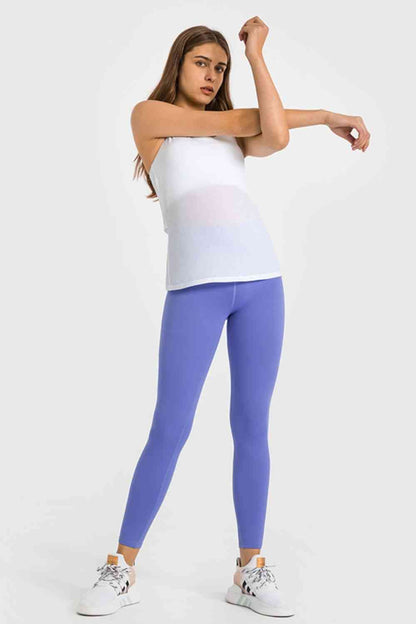 Leggings de yoga taille haute longueur cheville