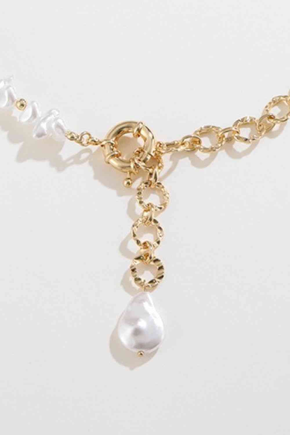 Collier de cuivre de perles d’eau douce