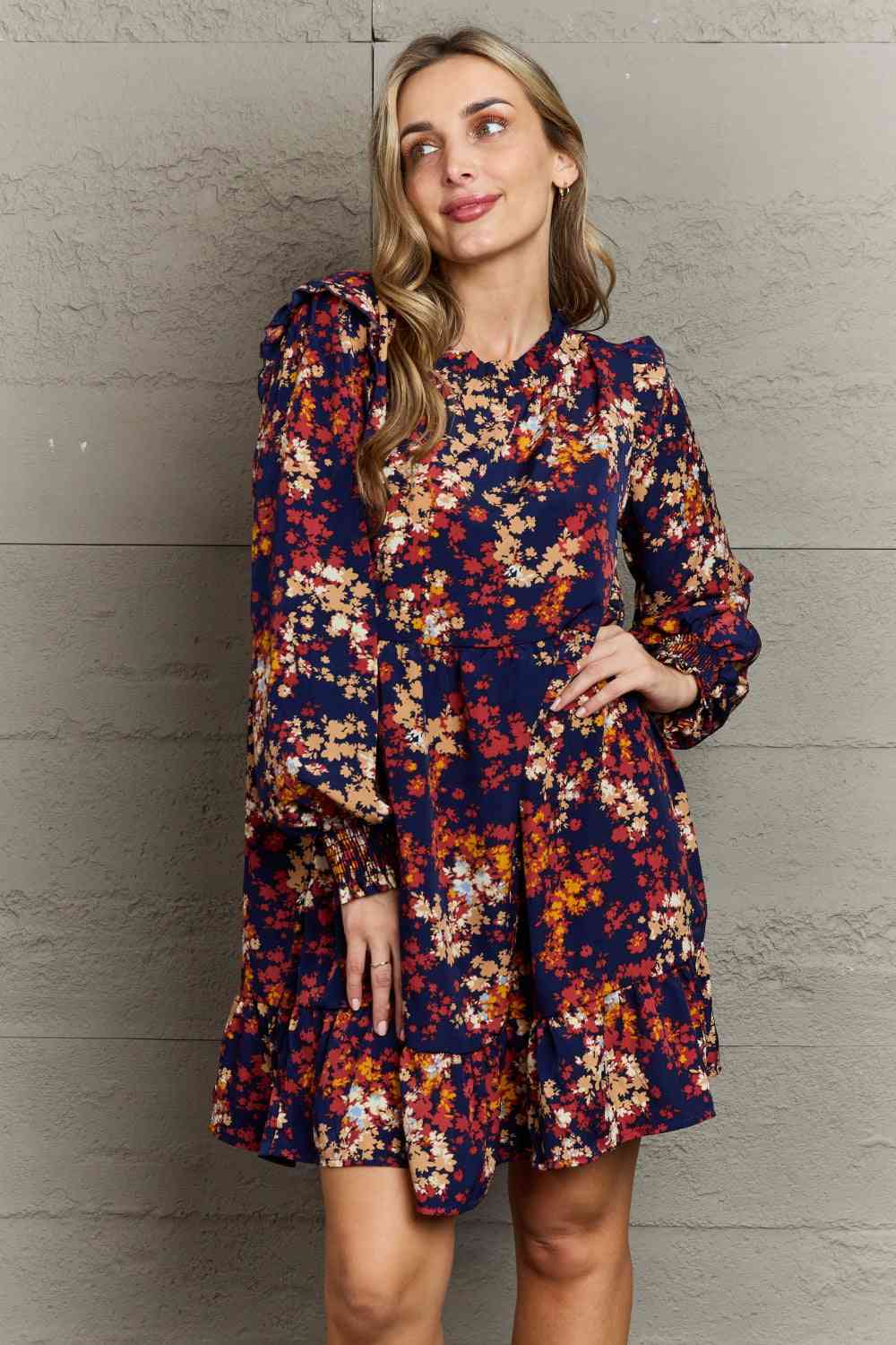 Hailey &amp; Co Minivestido con estampado floral Colorful Minds