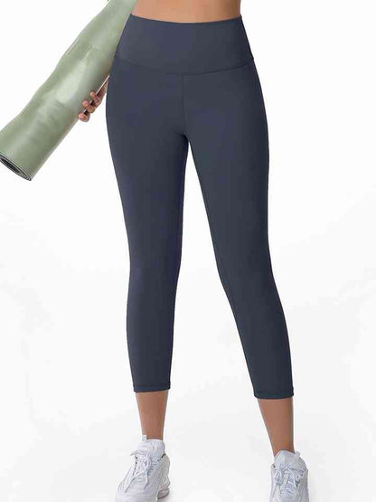 Leggings activos con cintura ancha