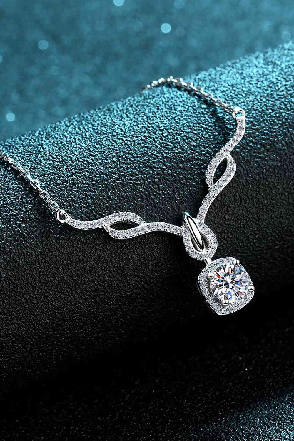 Collier avec pendentif Moissanite Right On Trend