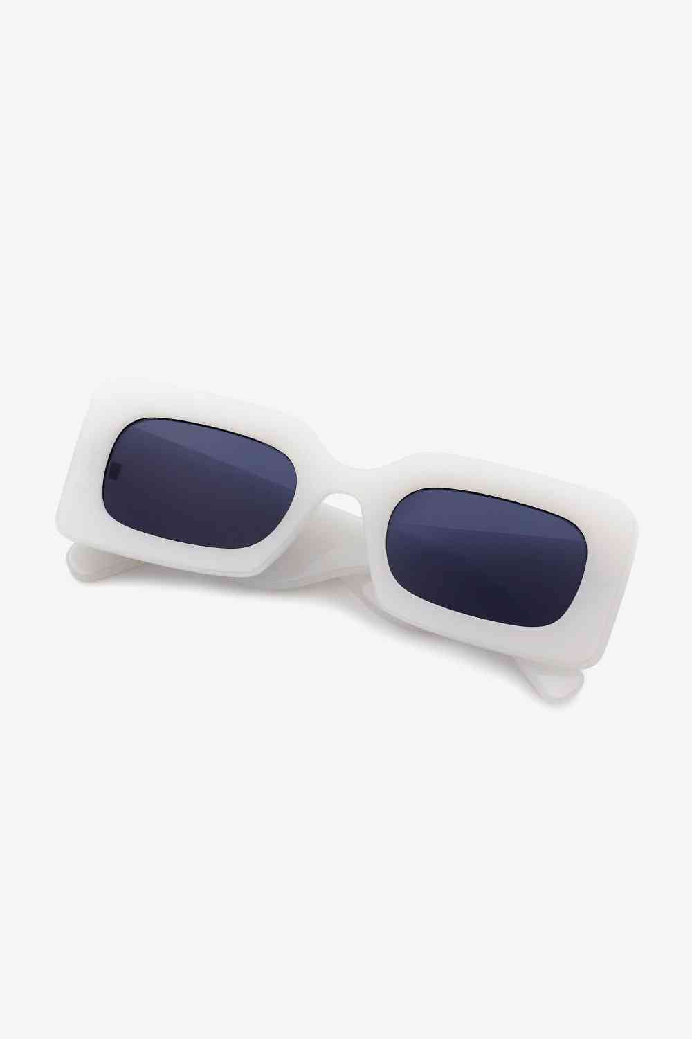 Lunettes de soleil rectangulaires à monture en polycarbonate