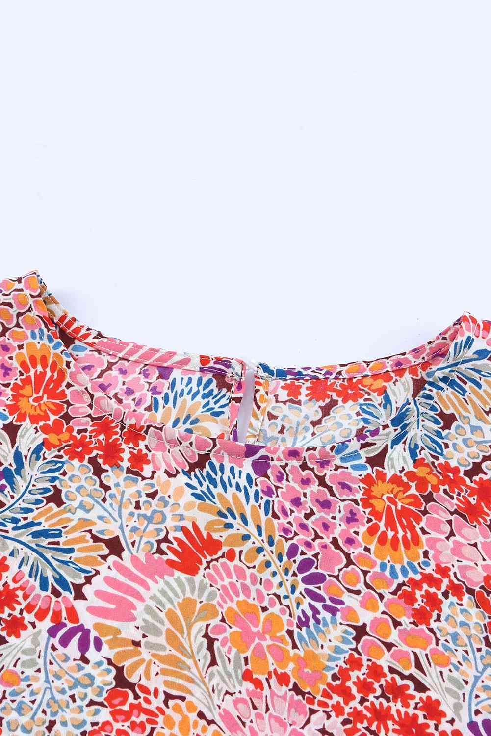 Blusa de manga larga con estampado floral