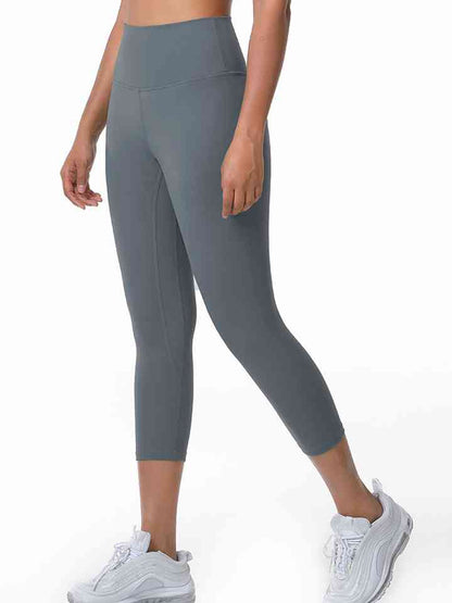 Leggings activos con cintura ancha