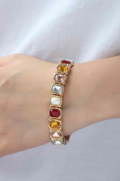 Bracelet en alliage de pierre de verre