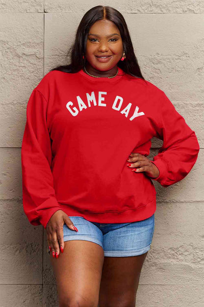 Sudadera con gráfico GAME DAY de tamaño completo de Simply Love