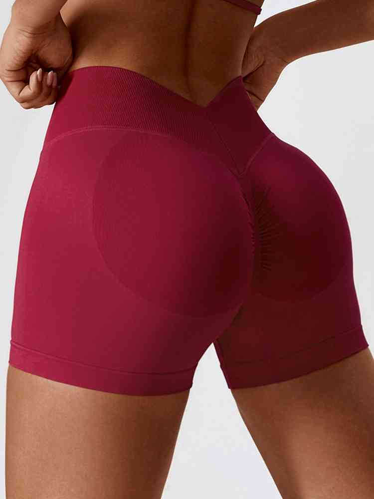 Shorts deportivos de corte slim con cinturilla ancha