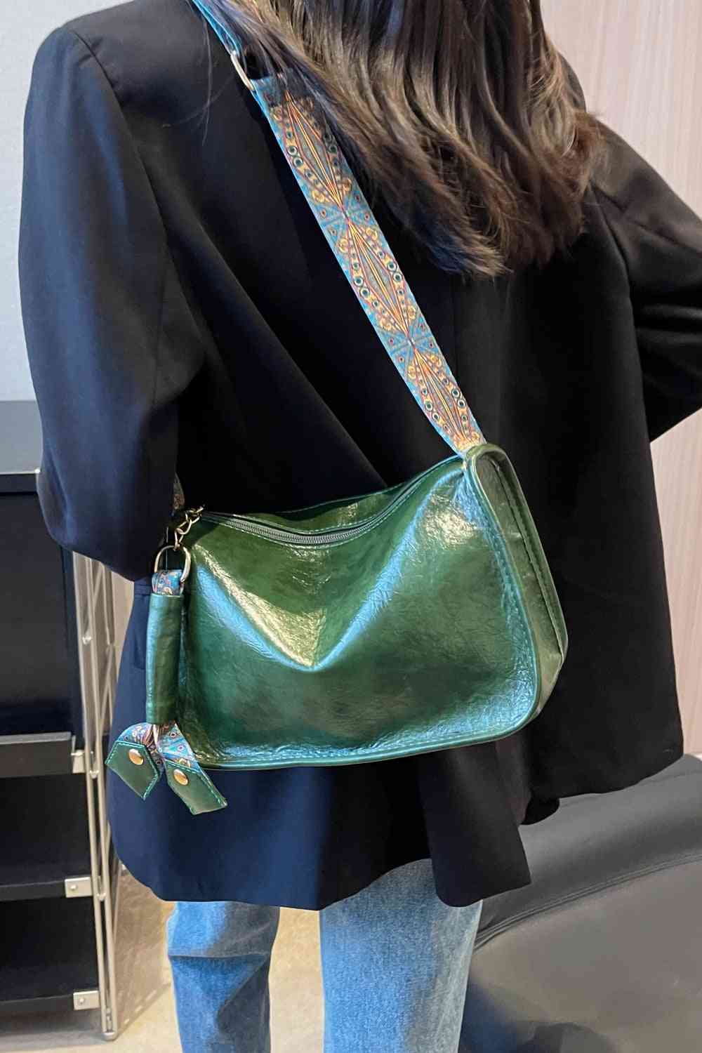 Sac à bandoulière en cuir PU adoré