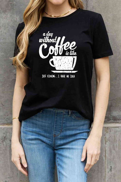 Simply Love Full Size Slogan Graphic Cotton Tee