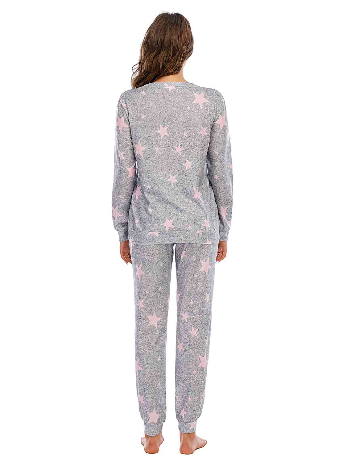 Conjunto lounge de pantalón y top con estrellas