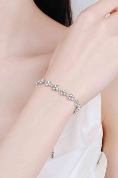 Bracelet Moissanite réglable