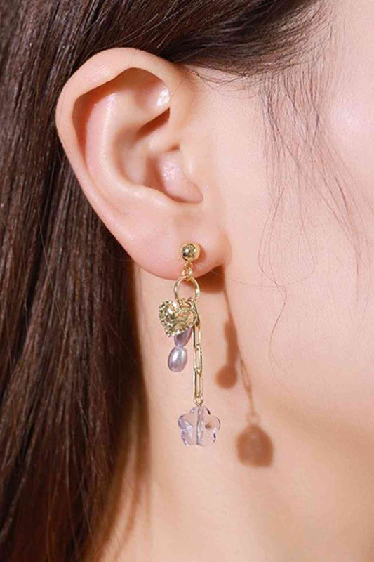 Boucles d'oreilles pendantes Centre d'attention