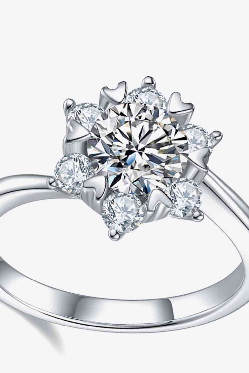 Bague Moissanite Zircon 1 Carat