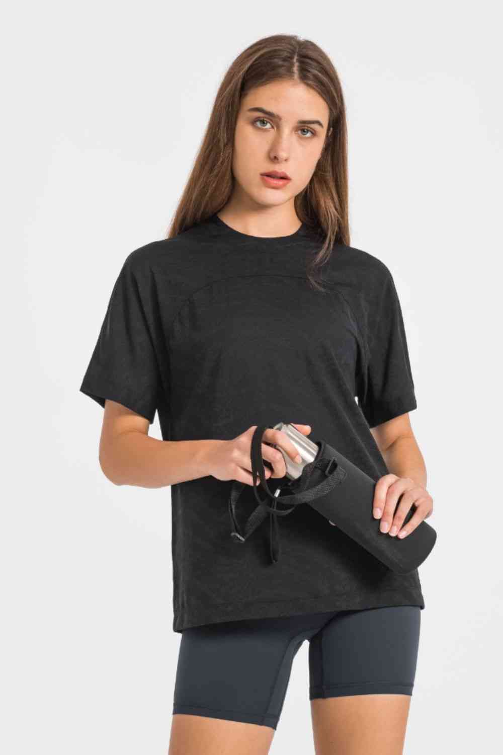 Breathable and Lightweight Short Sleeve Sports Top