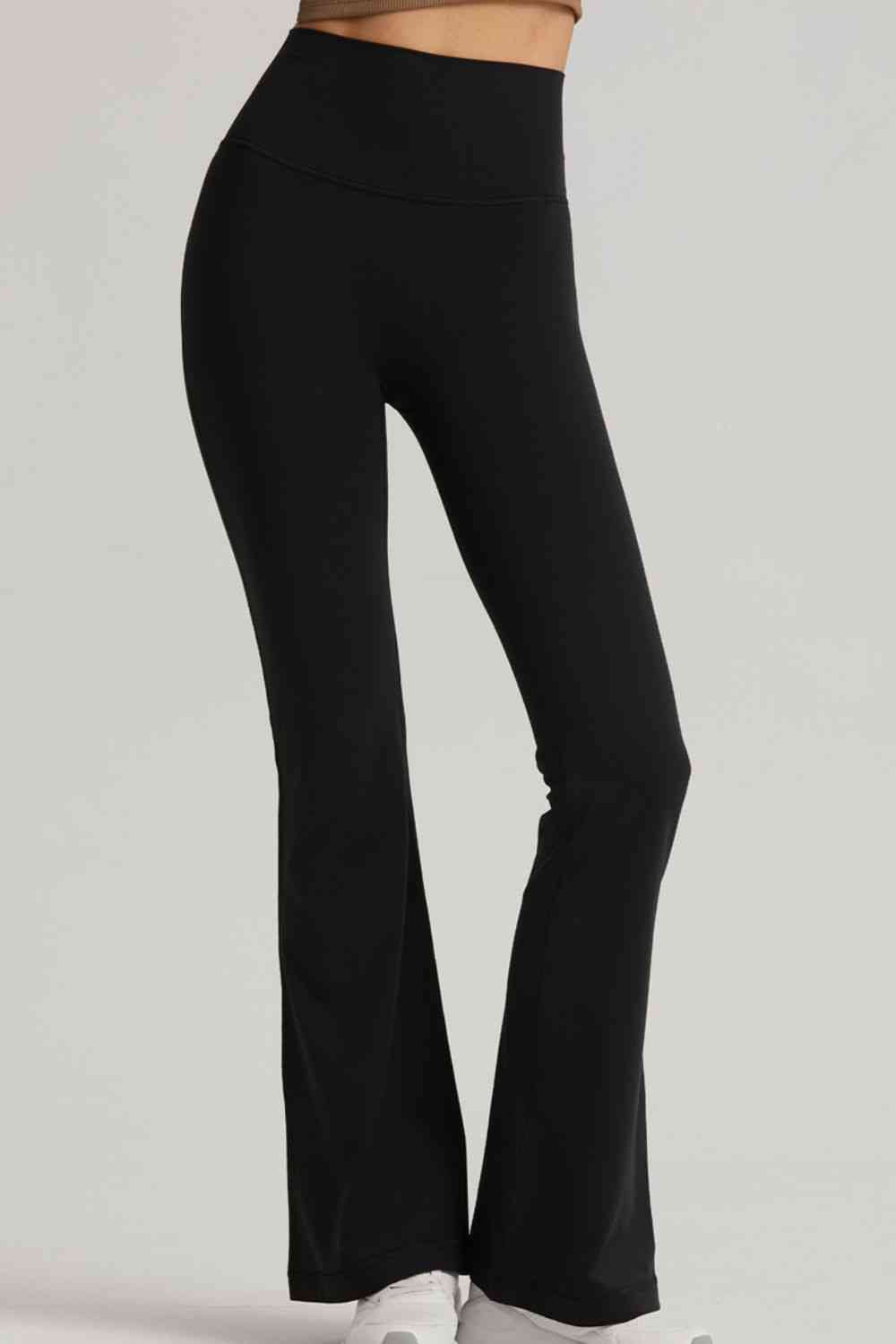 Leggings bootcut de sport taille haute