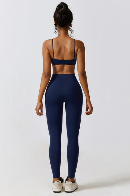 Conjunto de sujetador deportivo y leggings