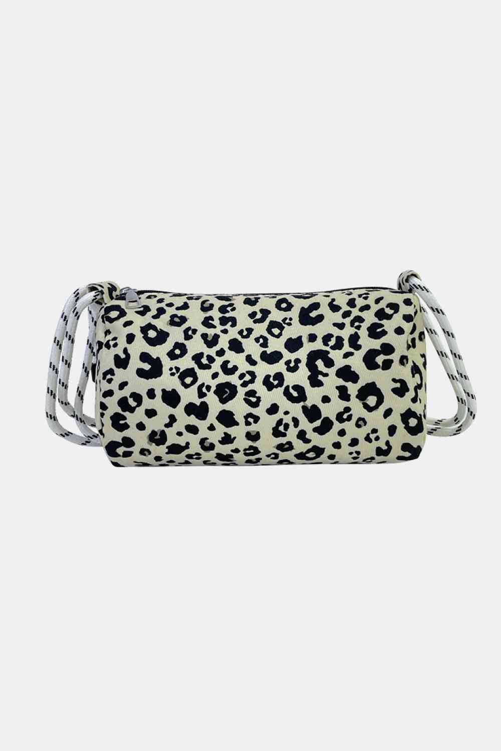 Bolso de mano de nailon con estampado animal