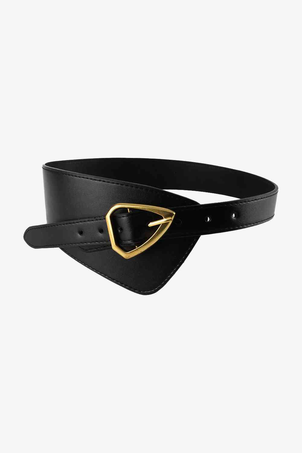 Ceinture irrégulière en cuir PU