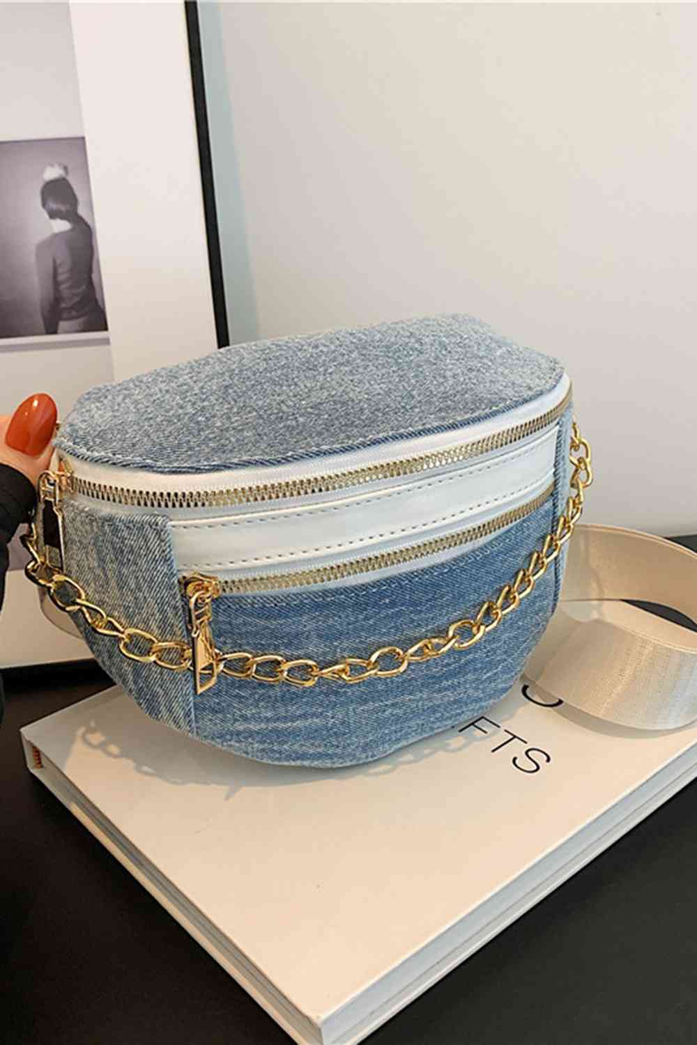 Sac à bandoulière en jean