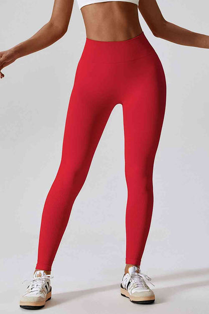 Leggings de sport longs et ajustés à taille large